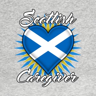 Scottish Caregiver (white font) T-Shirt